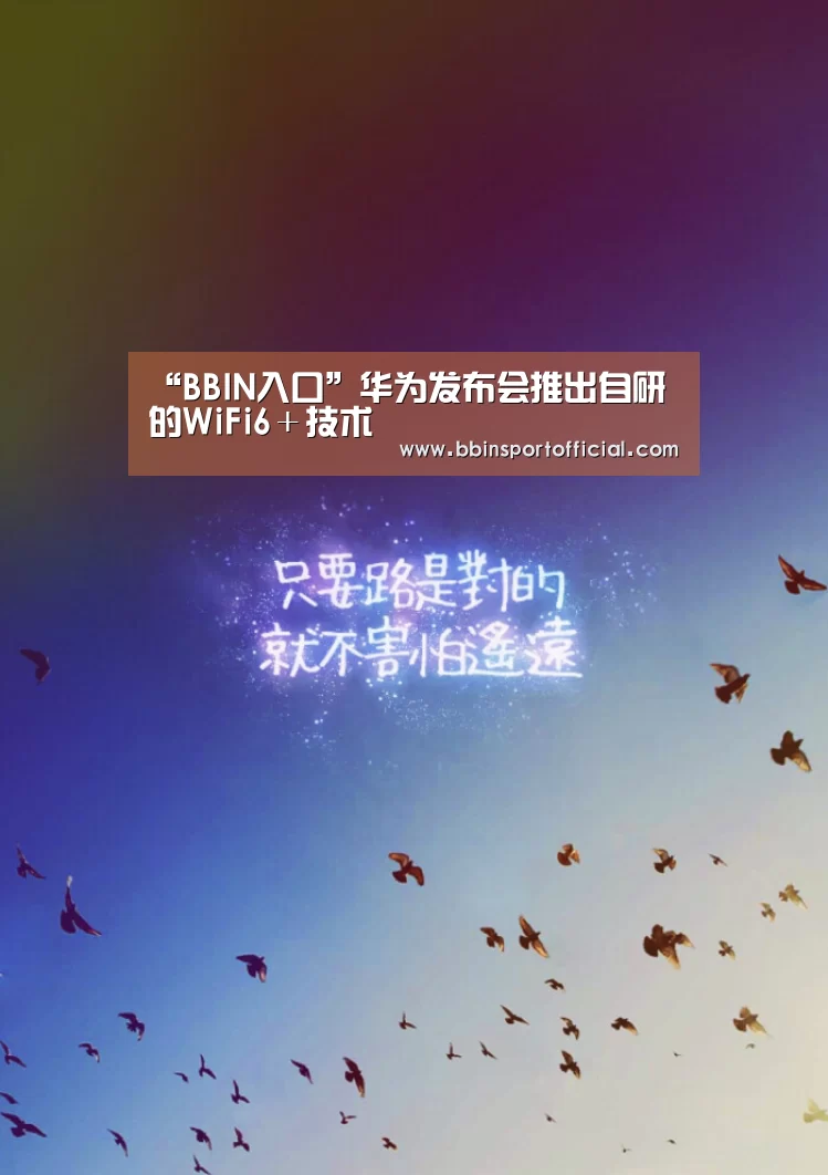 “BBIN入口”华为发布会推出自研的WiFi6+技术(图3) BBIN入口