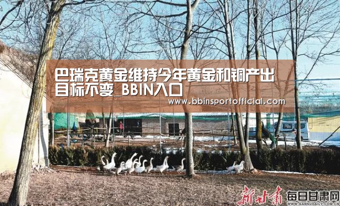 巴瑞克黄金维持今年黄金和铜产出目标不变_BBIN入口(图2) BBIN入口